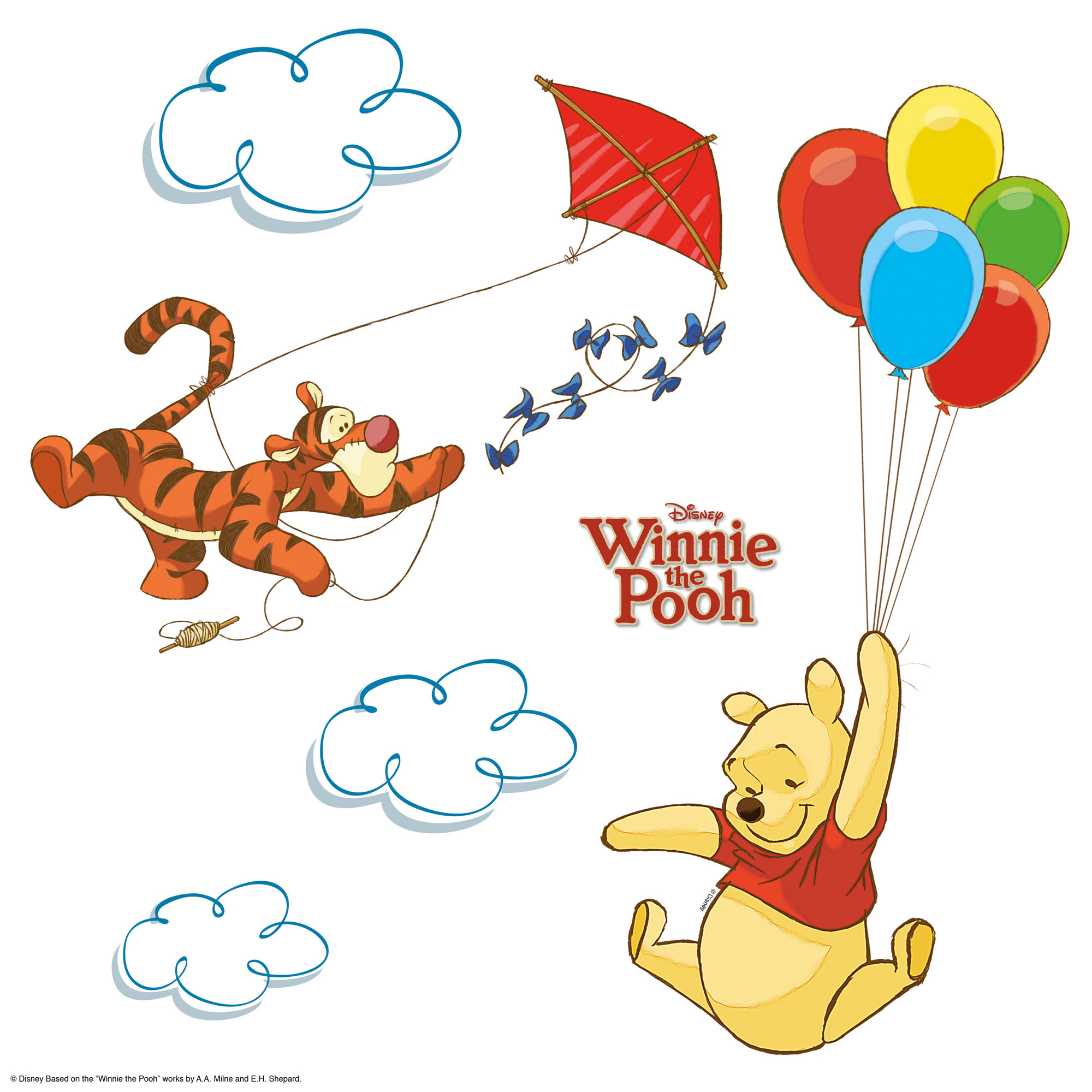 Disney Fensteraufkleber / Window-Sticker "Winnie Puuh"