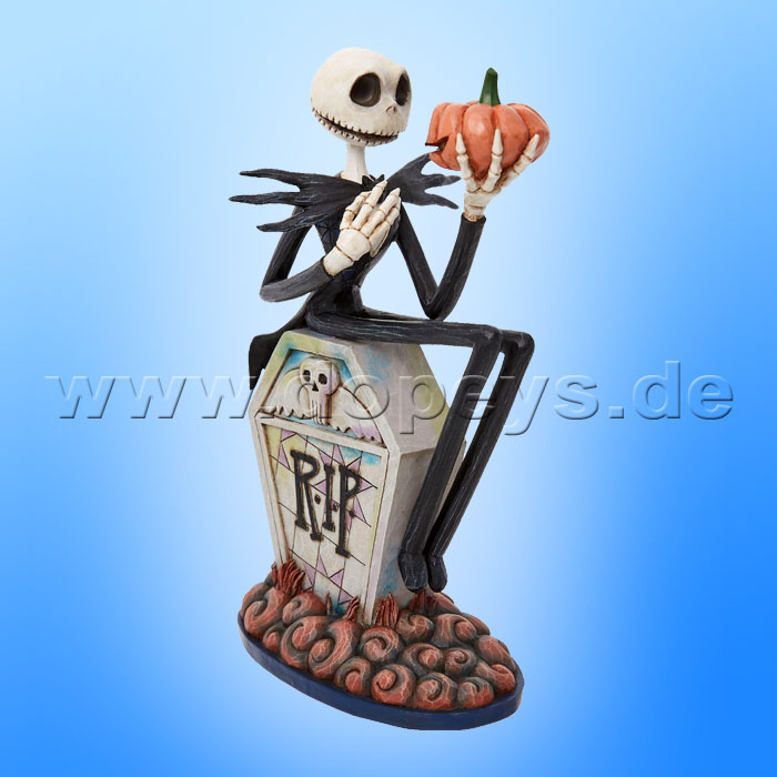 Disney Traditions - The Pumpkin King (Jack with Pumpkin on Gravestone) figurine by Jim Shore 6010866
