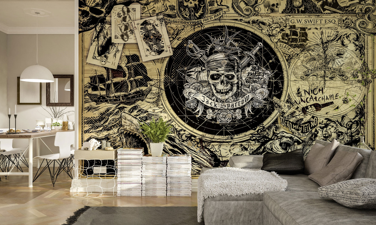 Disney Vlies Fototapete Fluch der Karibik "Pirates of the Caribbean 5" 4,00m x 2,50m