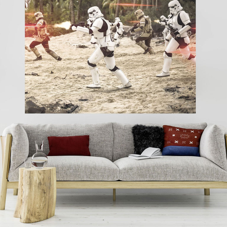 Star Wars Vlies Fototapete "Star Wars Imperial Strike" 2,00m x 1,50m