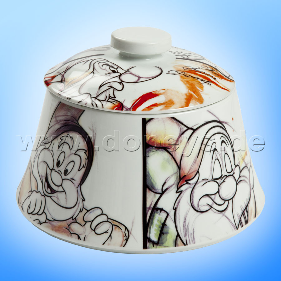 Disney Keksdose / Plätzchendose 7 Zwerge groß, 2l im italienischen Design PWS03/7X