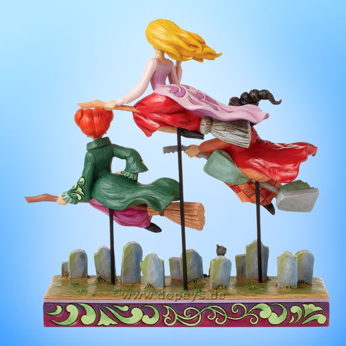 Disney Traditions Figur - Die fliegenden Sanderson Schwestern (Hocus Pocus) (Come We Fly) von Jim Shore 6016591