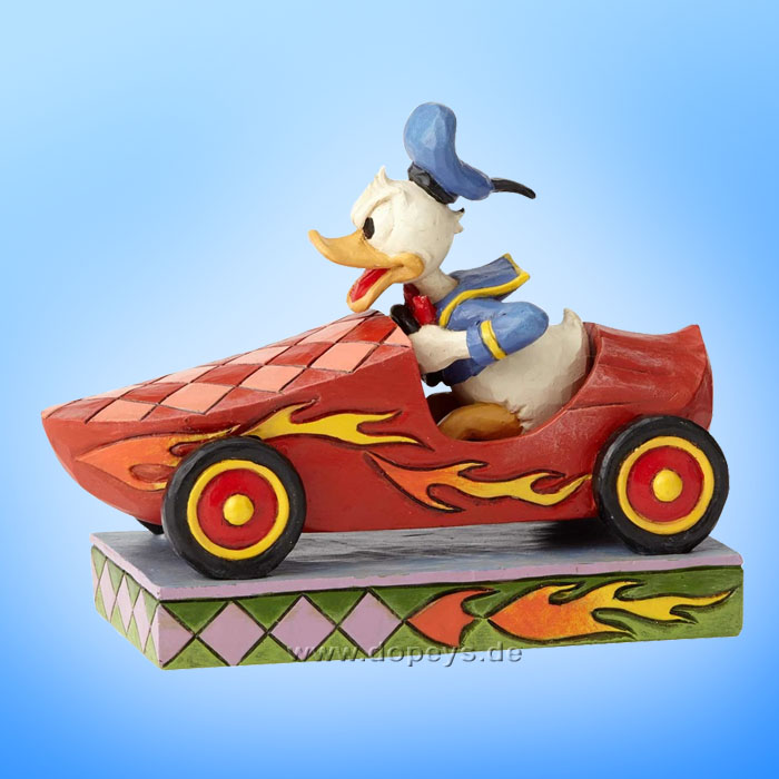 Disney Traditions / Jim Shore figurine from Enesco "Road Rage (Soap Box Derby Donald)" 6000975