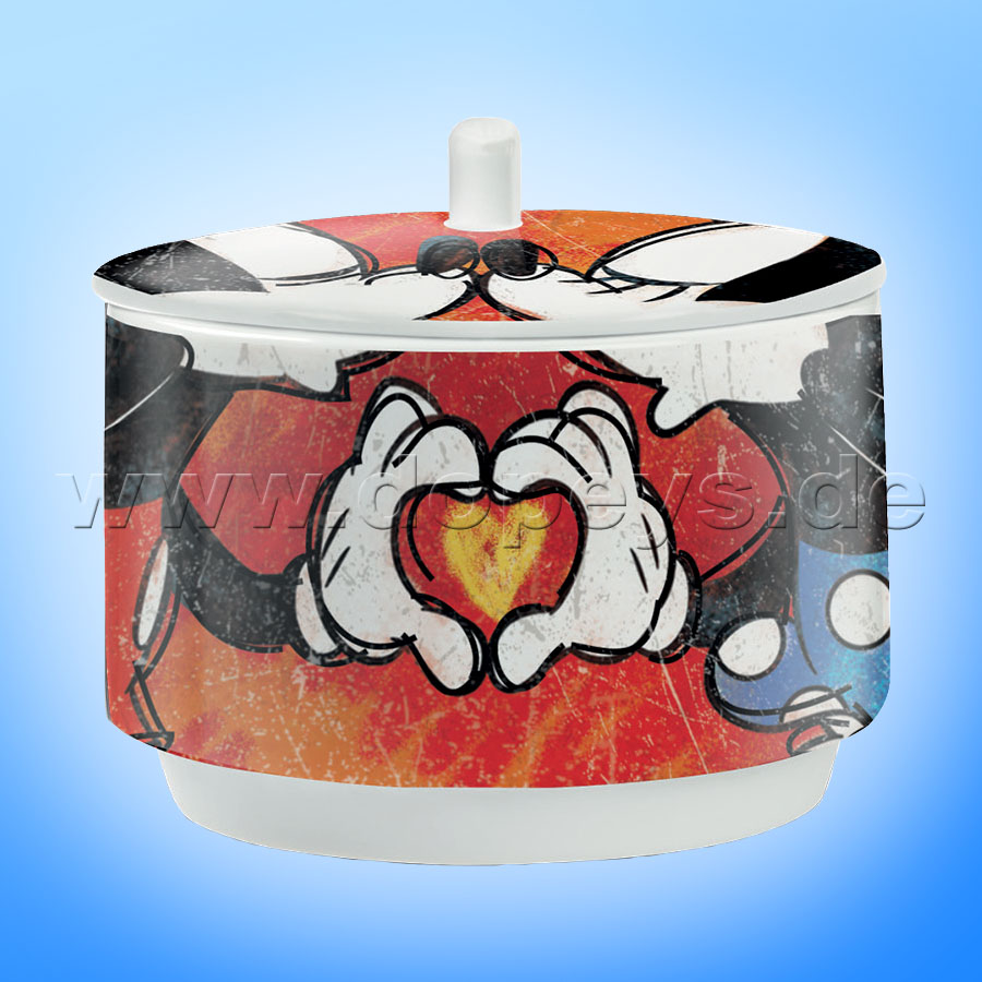 Disney Zuckerdose Mickey & Minnie "Rot" PWM41/S
