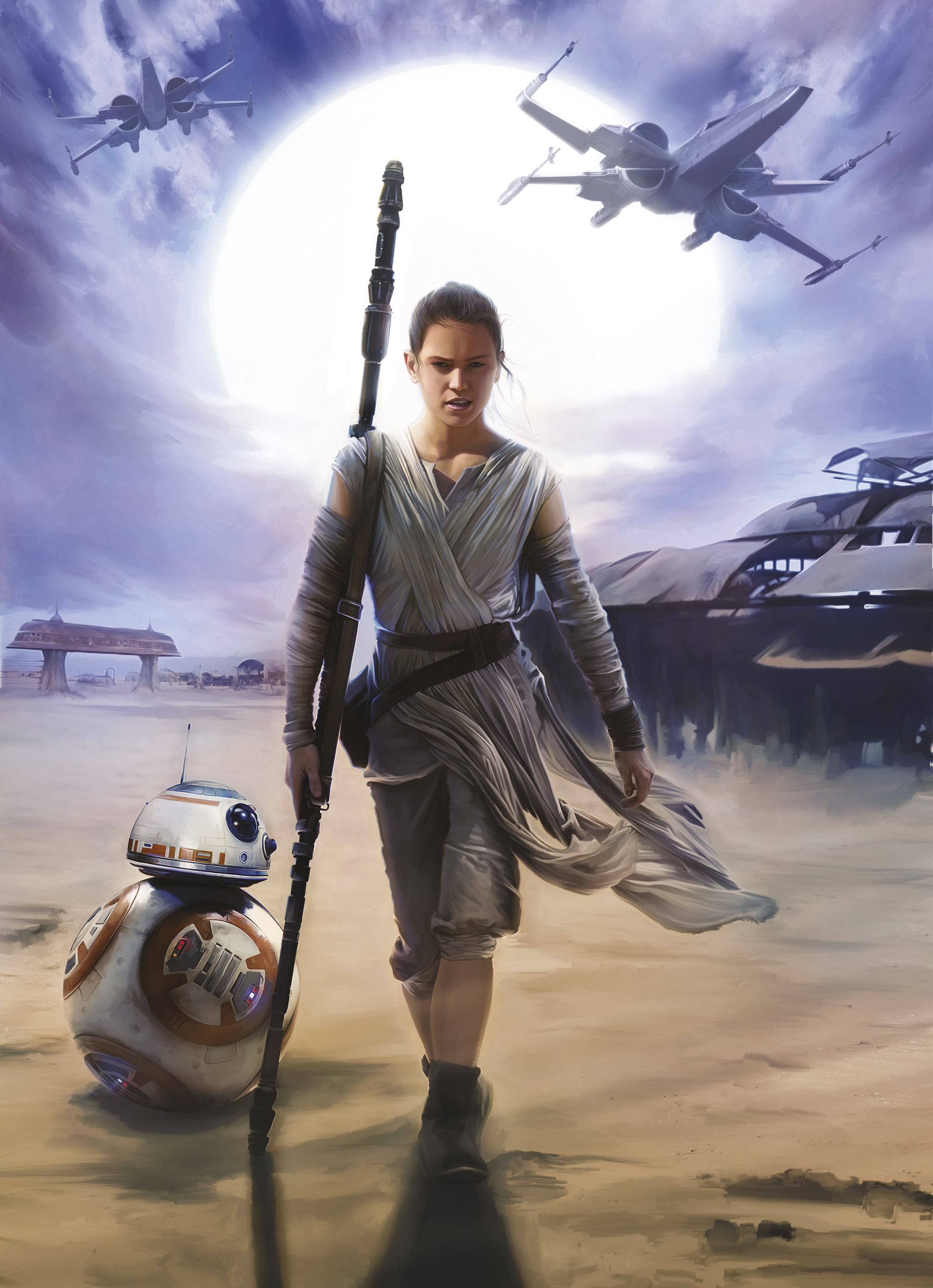Star Wars Fototapete "Star Wars Rey"