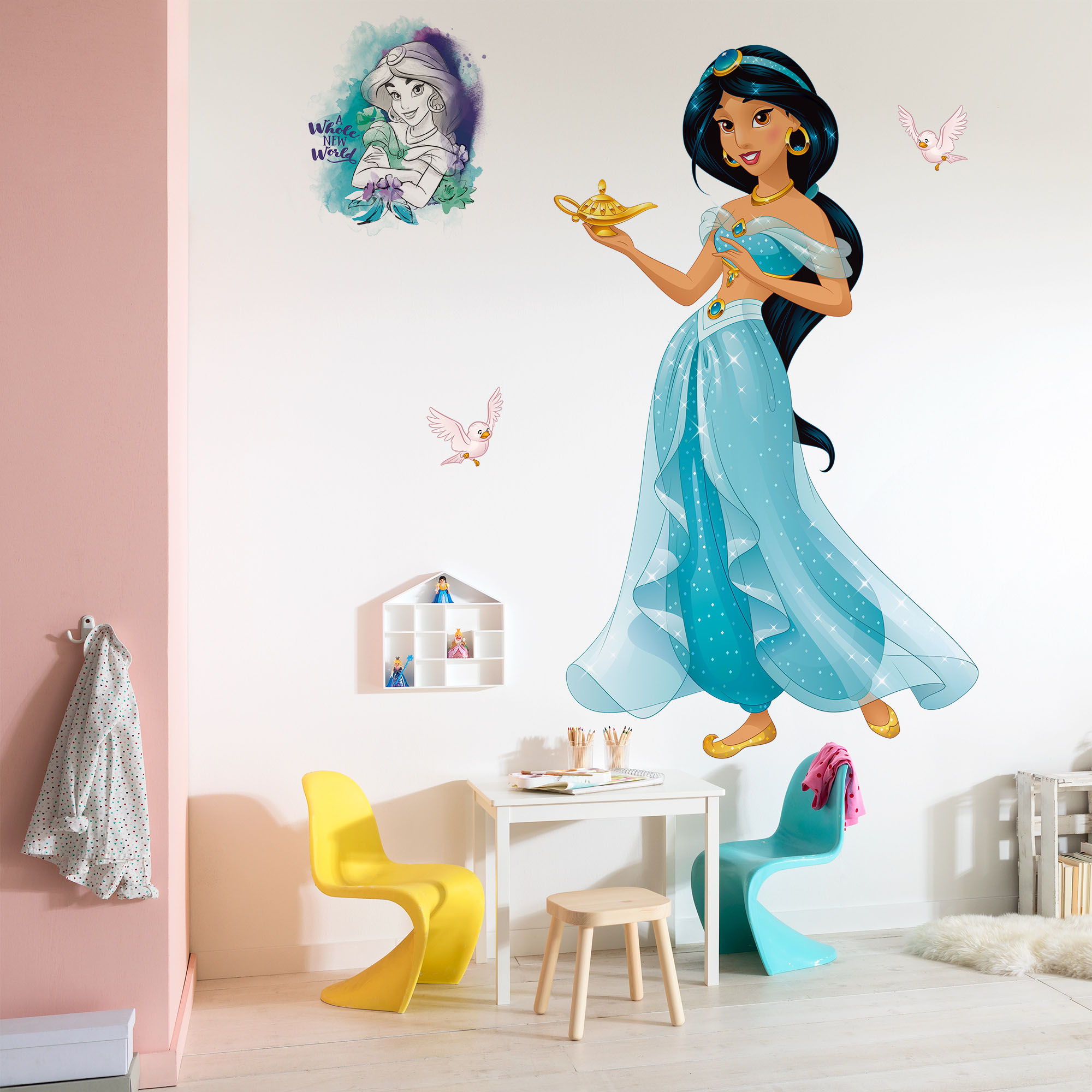 Disney Vlies Fototapete selbstklebend Aladdin "Jasmin XXL" 127cm x 200cm