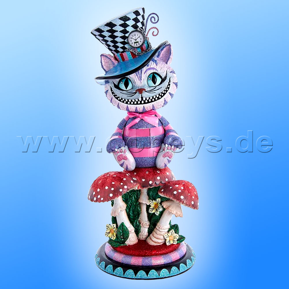 Kurt S. Adler - Disney Nussknacker Alice im Wunderland "Grinsekatze" Hollywood HA0573