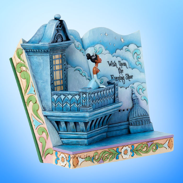 Disney Traditions - The Princess and the Frog Storybook (Wish Upon the Evening Star) figurine by Jim Shore 6015015