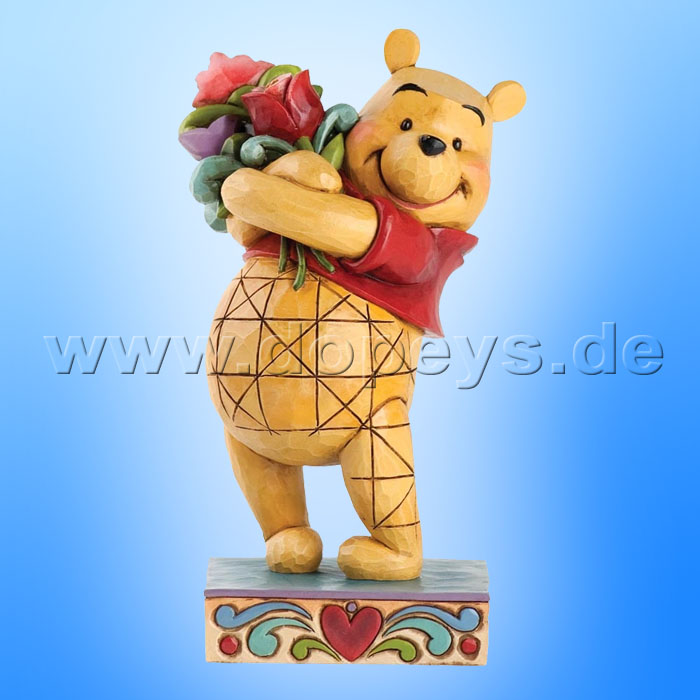 Disney Traditions / Jim Shore Figur von Enesco "Friendship Bouquet (Winnie Puuh mit Blumen)" 4031479.