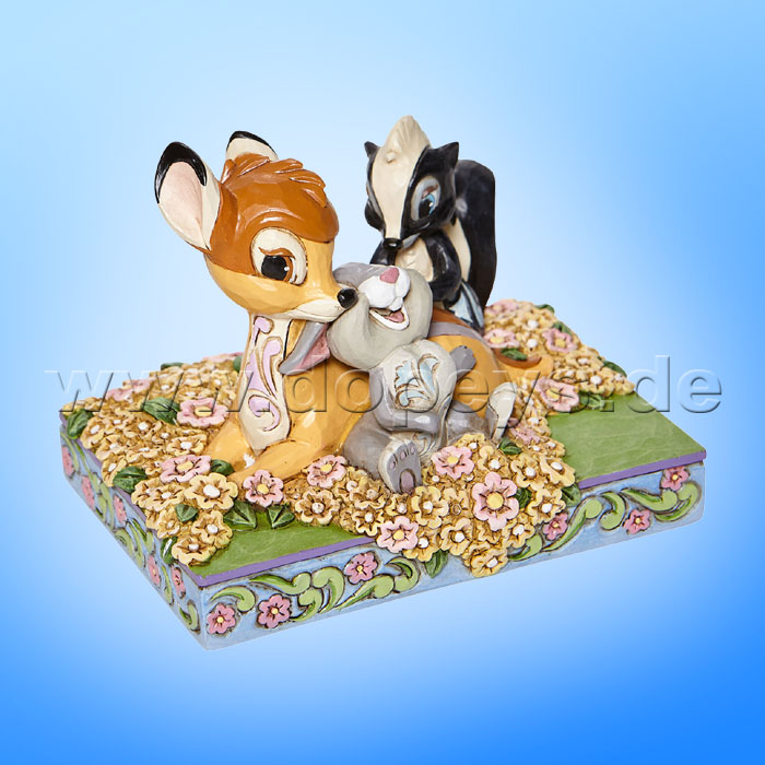 Disney Traditions - Childhood Friends (Bambi and Friends in Flowers) figurine by Jim Shore 6008318