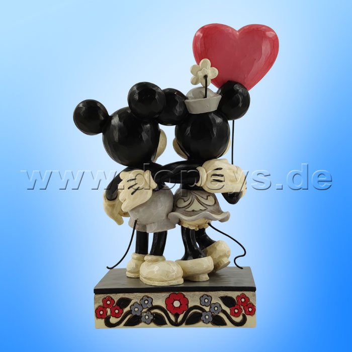 Disney Traditions - Love is in the Air (Mickey and Minnie with Heart Balloon) figurine by Jim Shore 6010106