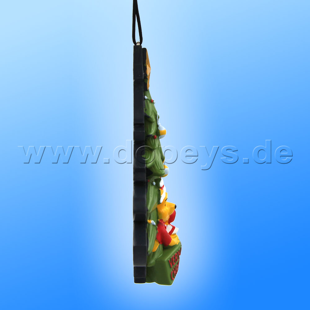 Disney "Very Merry Christmas" Winnie Pooh Relief Christmas Hanging Ornament - Kurt S. Adler DN35042