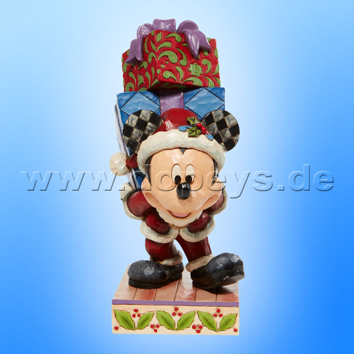 Disney Traditions - Here Comes Old St. Mick (Santa Mickey with Presents) figurine by Jim Shore 6008978
