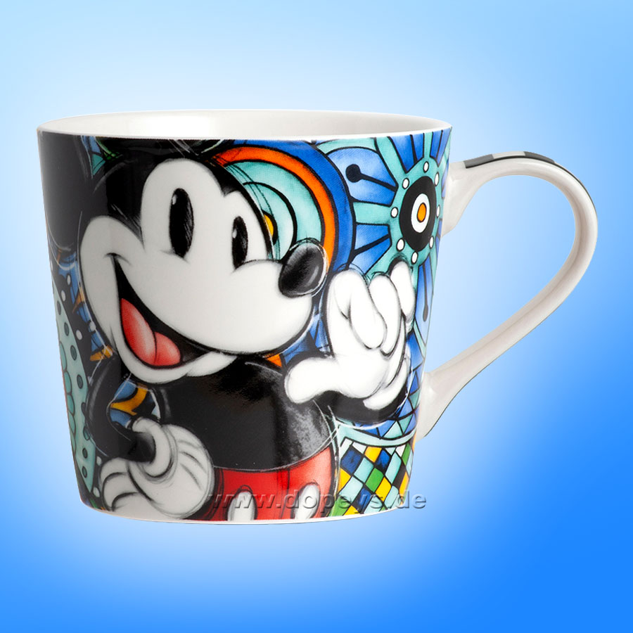 Disney Kaffeetasse / Kaffeebecher "Mickey Maus" Forever & Ever im italienischen Design 103001