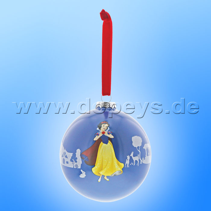 Disney Enchanting Collection - Schneewittchen und die 7 Zwerge Weihnachtsbaumkugel / Glaskugel "The Little Princess" A29682