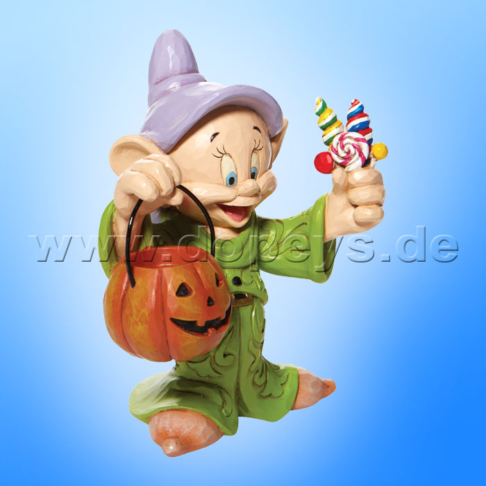 Disney Traditions - Cheerful Candy Collector (Halloween Seppl mit Kürbislaterne) von Jim Shore 6008988