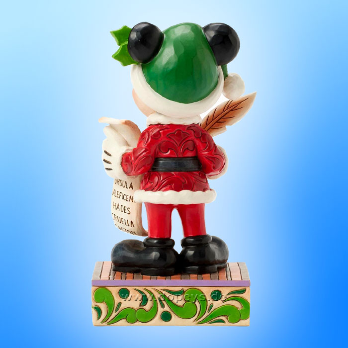 Disney Traditions Figur - Weihnachtsmann Mickey mit Lieb & Unartig Liste (Twenty Years of Magic) von Jim Shore 6016890