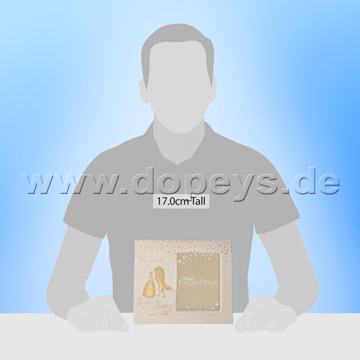 Die Schöne und das Biest Hochzeits-Bilderrahmen aus der Disney Enchanting Collection von Enesco A29334