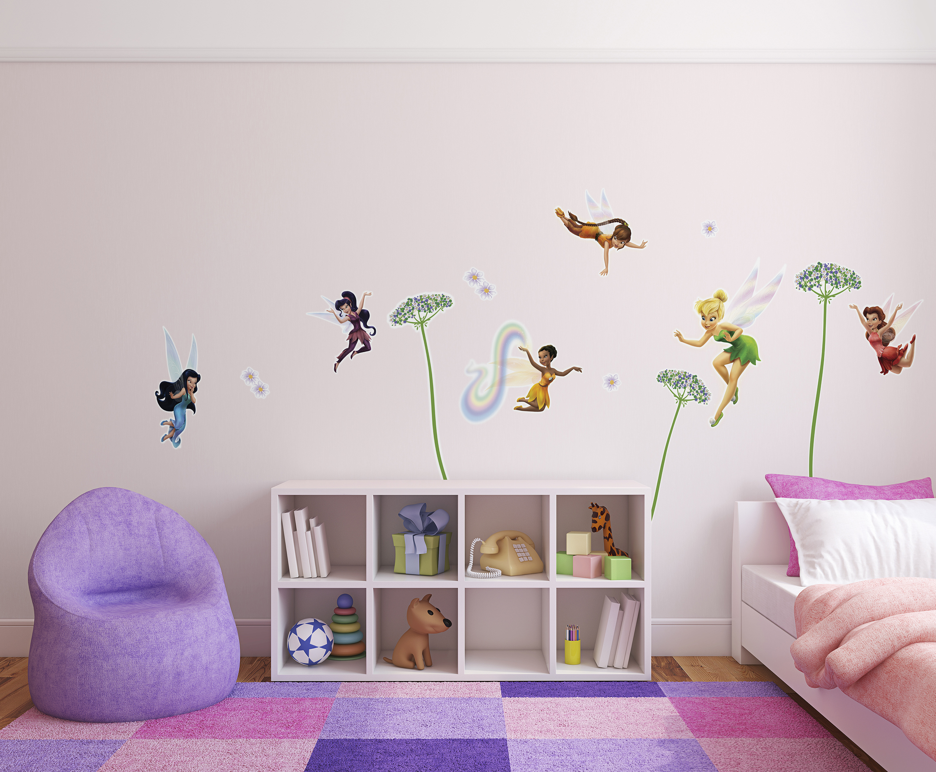 Disney Wandsticker / Wandaufkleber Tinker Bell "Fairies"