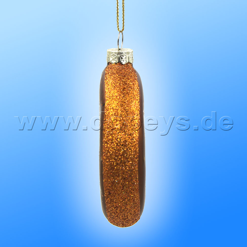 Kurt S. Adler - "Pooh & Piglet with Fairy Lights" Disney Glass Disk / Christmas Bauble honey DN35017