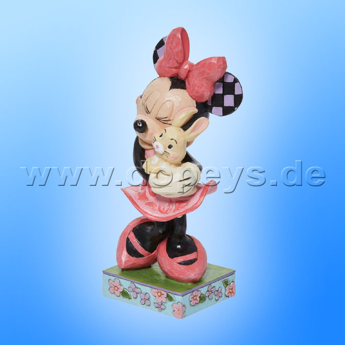 Disney Traditions Figur - Minnie Maus mit Häschen (Sweet Spring Snuggle) von Jim Shore 6011918