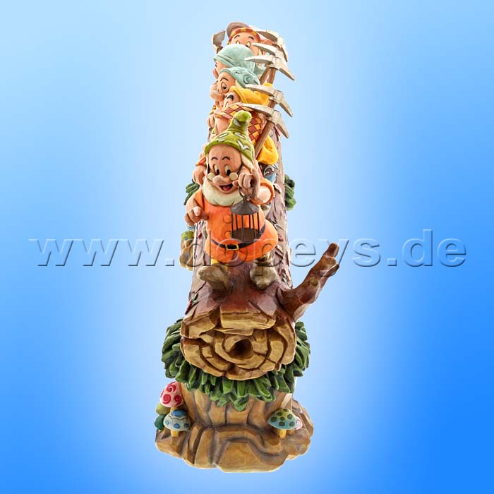 A Good Day’s Work, A Good Night’s Sleep (7 Zwerge Baumstamm Meisterstück) Figur von Disney Traditions / Jim Shore - Enesco 6005147