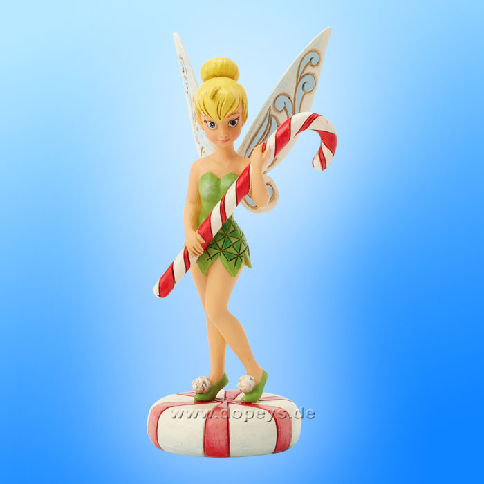 Disney Traditions - Tinker Bell with Candy Cane (Peppermint Pixie) figurine by Jim Shore 6016887