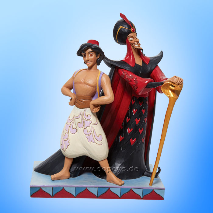 Disney Traditions - Aladdin & Jafar Good vs. Evil (Clever and Cruel) figurine by Jim Shore 6011927