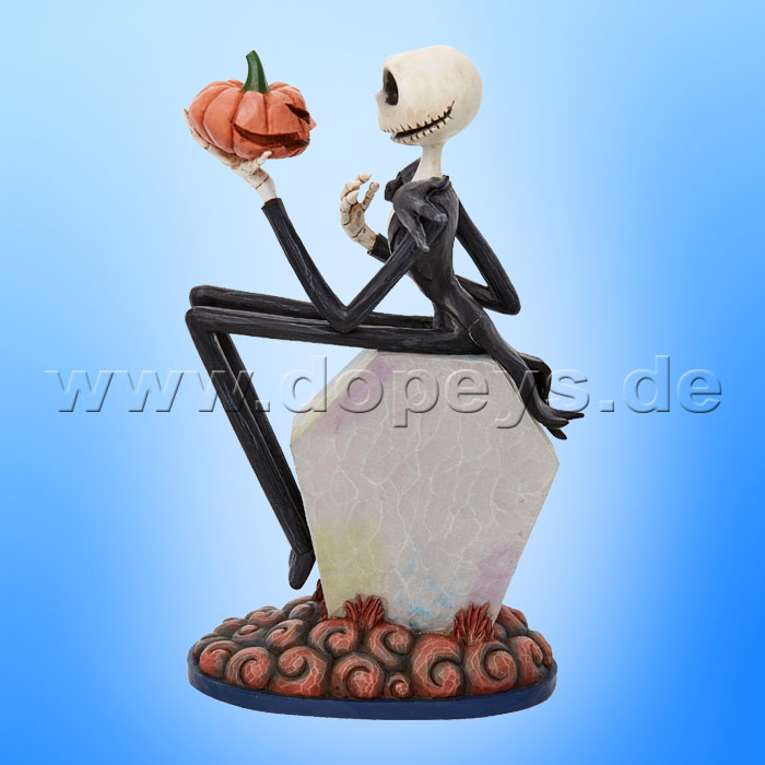 Disney Traditions - The Pumpkin King (Jack with Pumpkin on Gravestone) figurine by Jim Shore 6010866