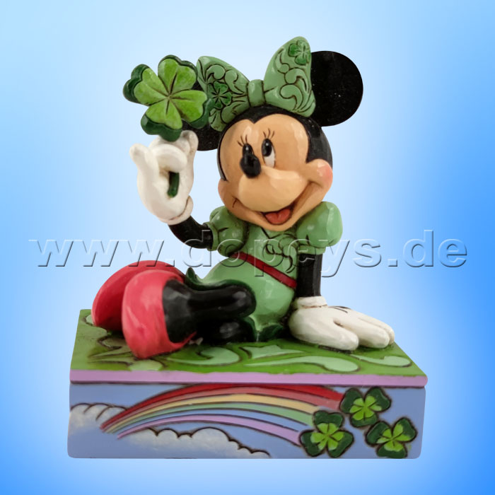 Disney Traditions - Shamrock Wishes (St. Patrick's Day Minnie mit Kleeblatt) von Jim Shore 6010109