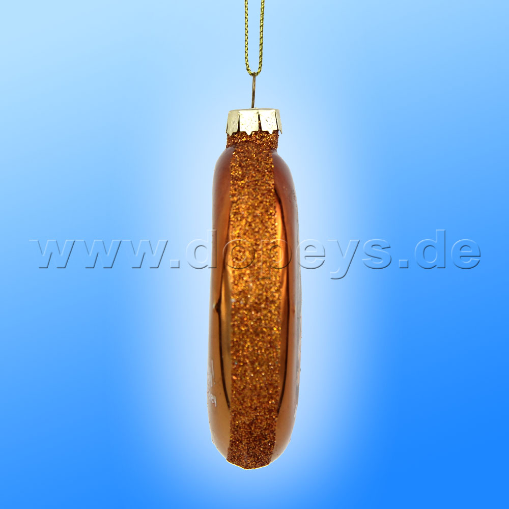 Kurt S. Adler - "Tigger with Baubles" Disney Glass Disk / Christmas Bauble honey DN35014