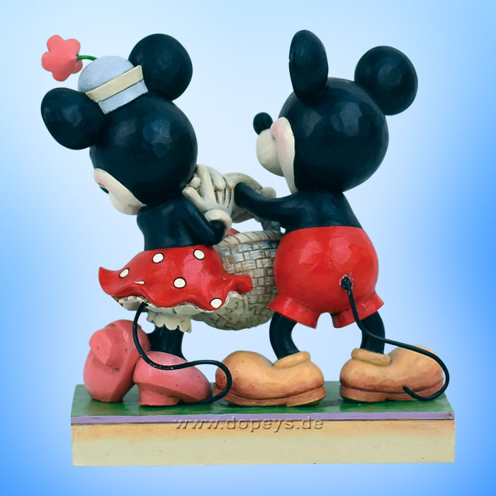Disney Traditions Figur - Mickey & Minnie Maus mit Osterkörbchen (Springtime Sweethearts) von Jim Shore 6014317