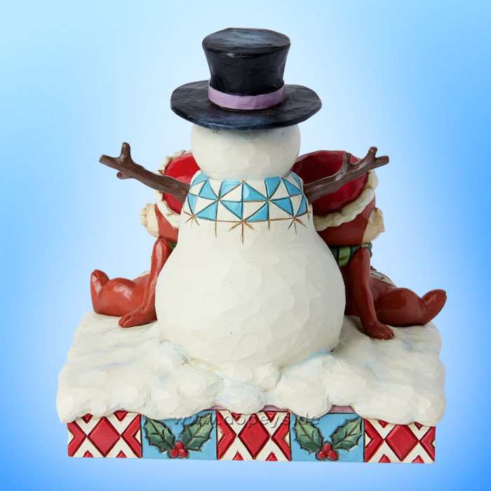 Disney Traditions - Chip & Dale with Snowman (Snow Much Fun) figurine by Jim Shore 6015006