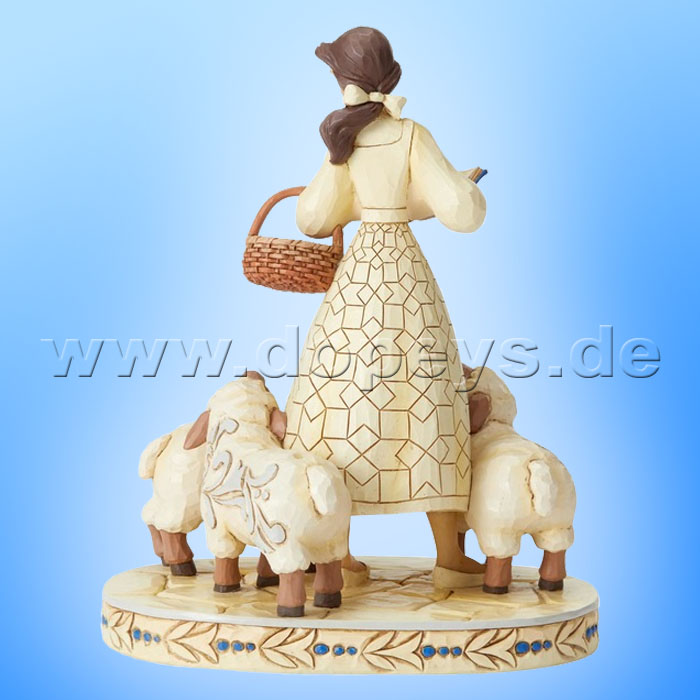 Bookish Beauty (Belle mit Schafen White Woodland) Figur von Disney Traditions / Jim Shore - Enesco 6002338
