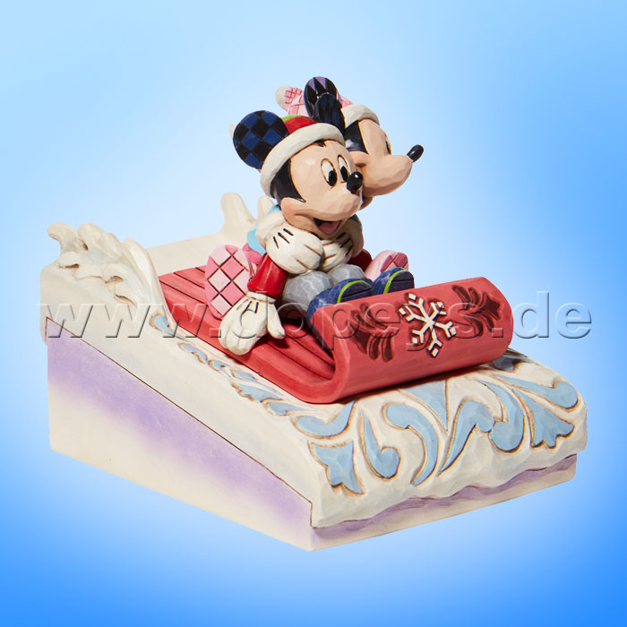 Disney Traditions - Sledding Sweethearts (Mickey & Minnie rodeln) von Jim Shore 6008972