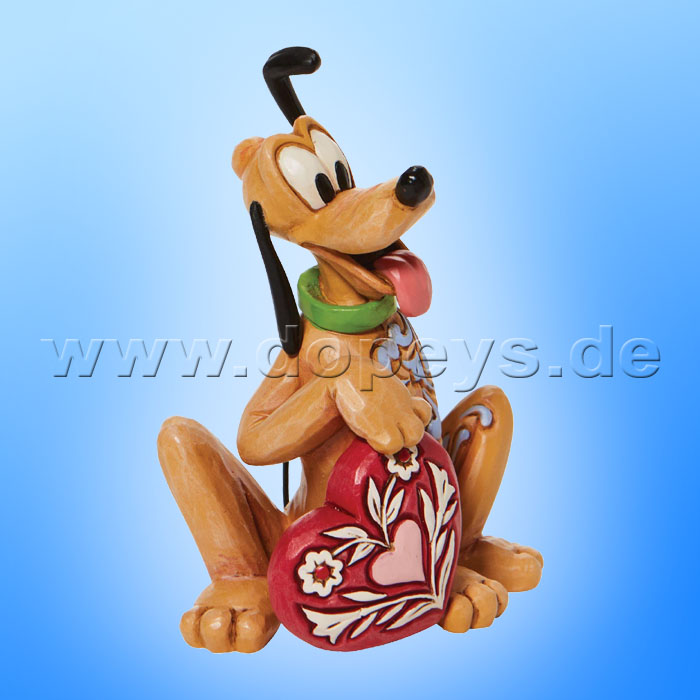 Disney Traditions - Mini Pluto with Heart figurine by Jim Shore 6010108