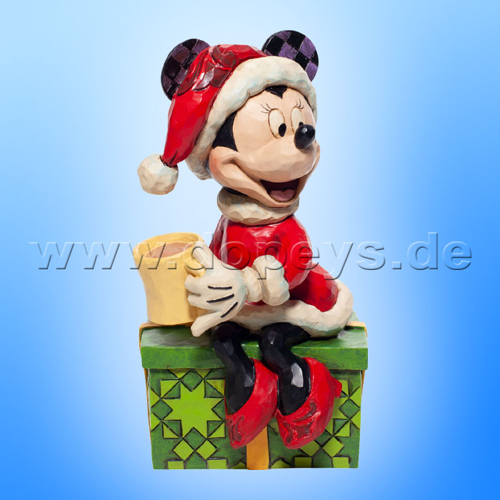 Disney Traditions - Chocolate Delight (Minnie als Weihnachtsfrau mit heißer Schokolade) von Jim Shore 6007069