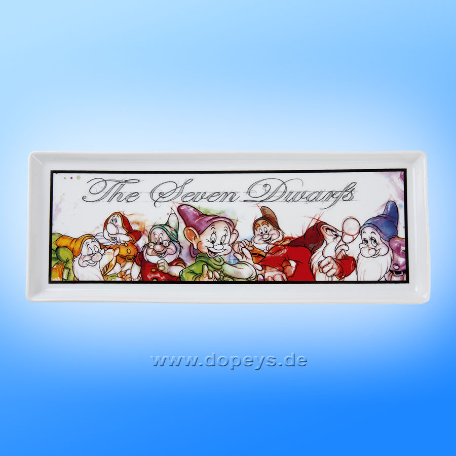 Disney Tablett / Serviertablett "Die sieben Zwerge" im italienischen Design 133005