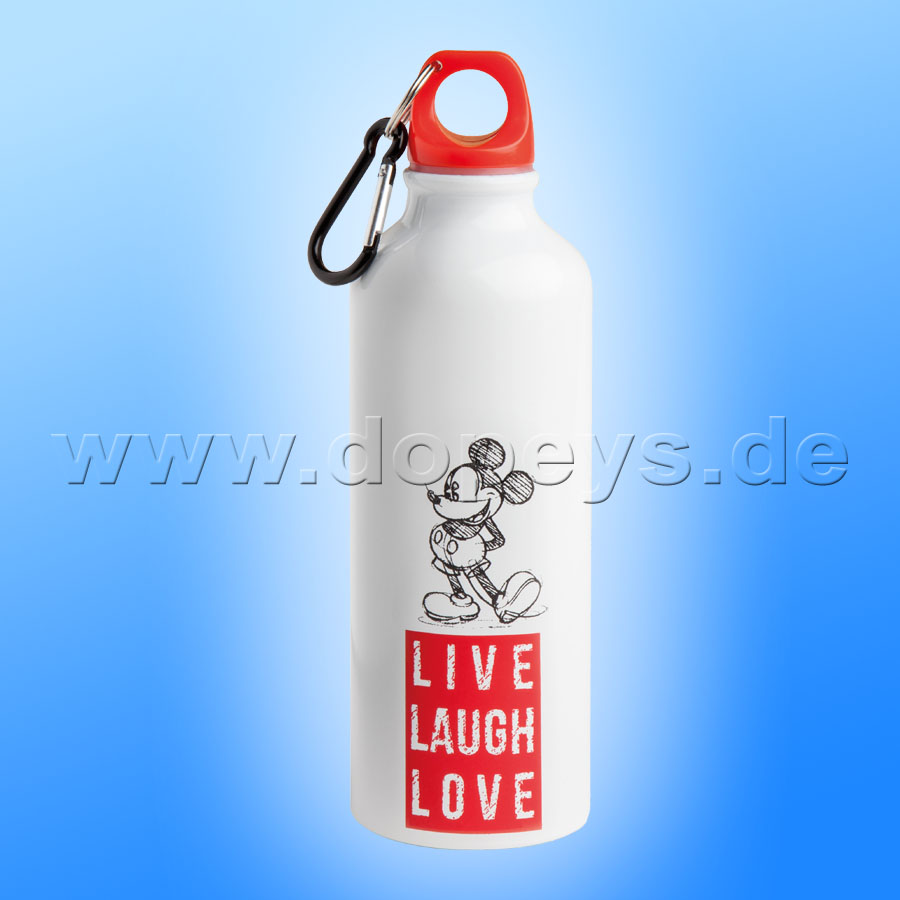 Disney Geschenkset Mickey Trinkflasche + Kühltasche "Rot" Live Laugh Love PWMSETLL/6