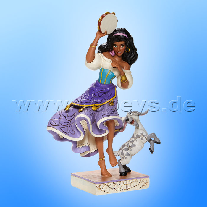 Disney Traditions - Twirling Tambourine Player (Esmeralda & Djali) figurine by Jim Shore 6008071