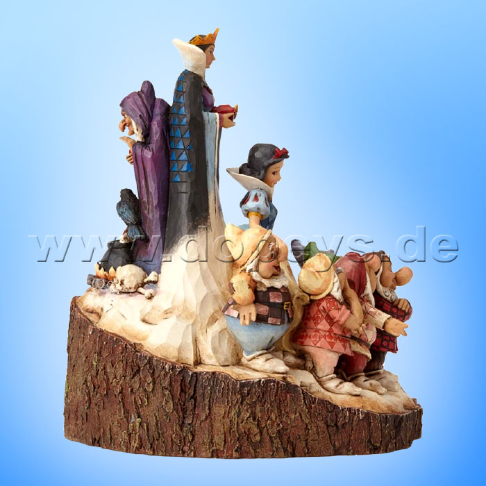 Disney Traditions / Jim Shore Figur von Enesco."The One That Started Them All (Schneewittchen und die 7 Zwerge Baumstamm)" 4023573.