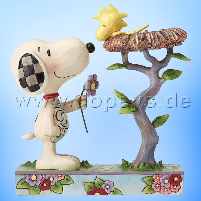 Peanuts / Jim Shore Figur von Enesco "Nest Warming Gift (Snoopy und Woodstock)" 4054079.