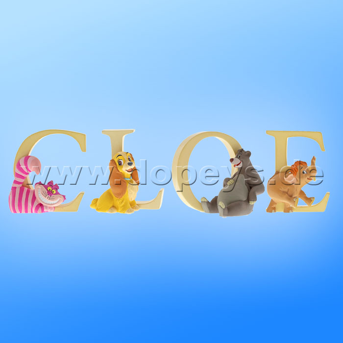 Enchanting Disney Collection - Letter "C" - Cheshire Cat figurine by Enesco A29548