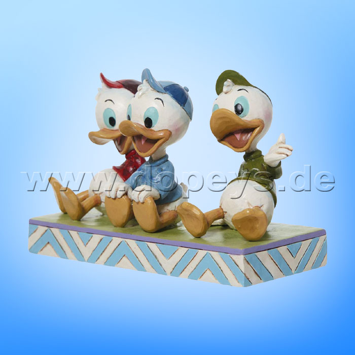 Disney Traditions Figur - Tick, Trick & Track sitzen (Terrific Trio) von Jim Shore 6011933