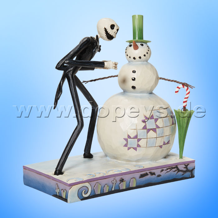Disney Traditions - Jack Skellington with Snowman (A Snowy Discovery) figurine by Jim Shore 6013056