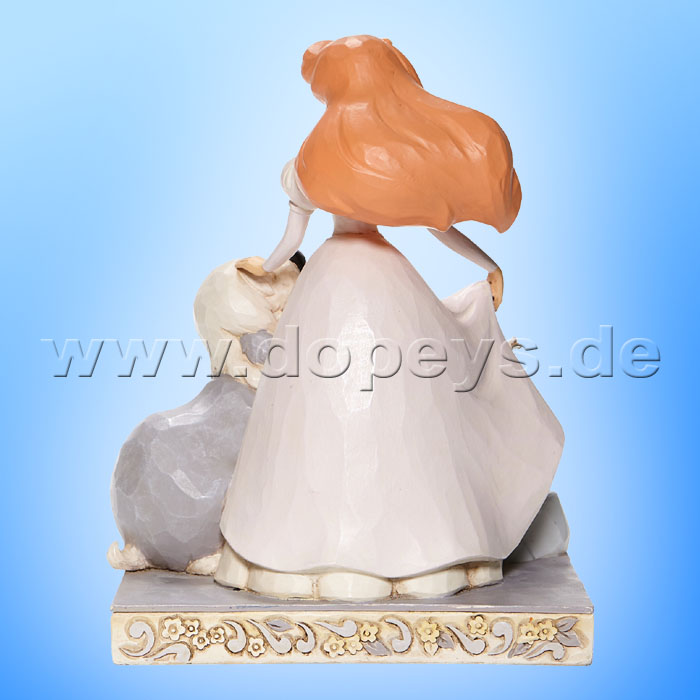 Disney Traditions - Spirited Siren (Arielle mit Max & Scuttle White Woodland) von Jim Shore 6008066