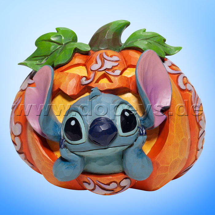 Disney Traditions - Stitch o’ Lantern (Stitch in Jack O'Lantern) figurine by Jim Shore 6007080