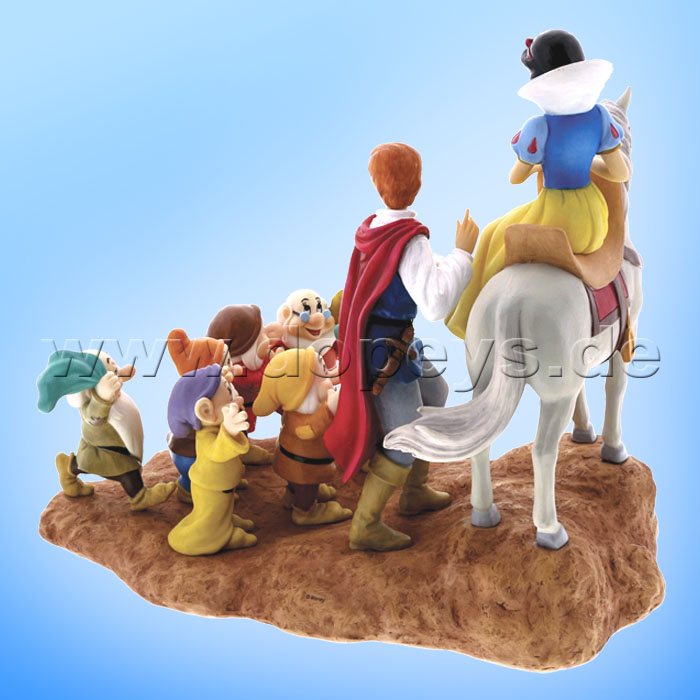Enchanting Disney Collection - Schneewittchen mit Prinz und den 7 Zwergen (Joyful Farewell) Figur A2873