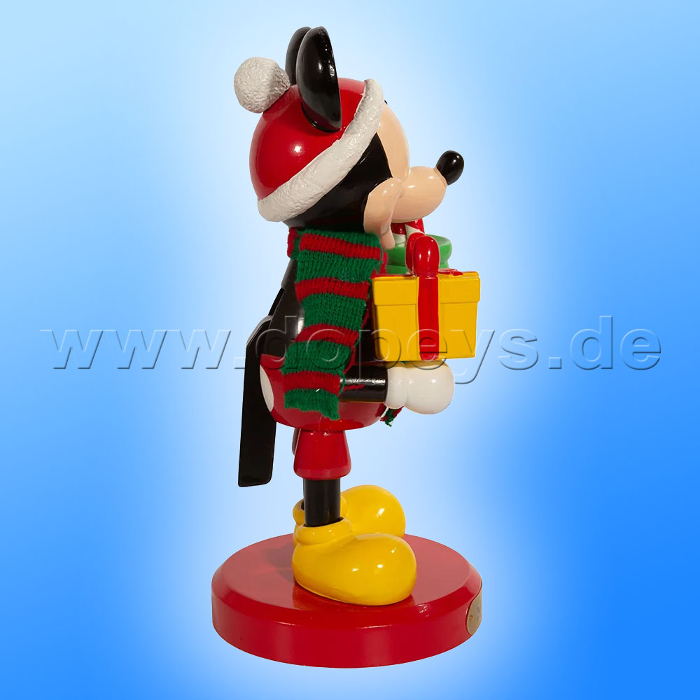 Kurt S. Adler - Disney Nussknacker "Mickey Maus" mit Weihnachtsgeschenk DN6211L