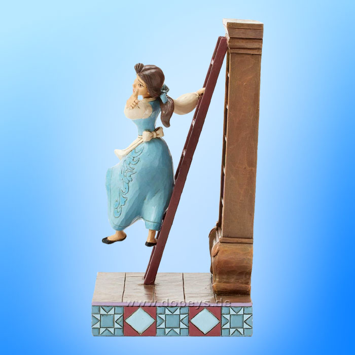 Disney Traditions - Belle with Bookshelf (A World of Books) figurine by Jim Shore 6016894